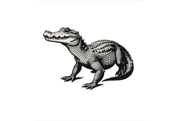 An Alligator in Vintage Style: Strategic Design for Modern Projects