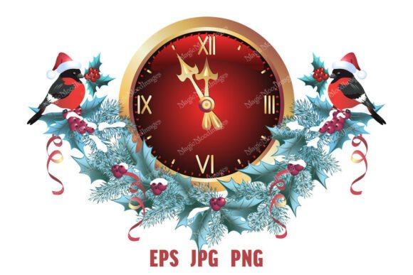 Christmas New Year Chimes Clock Garland: A Design Evaluation