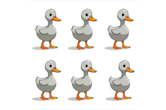 Group of Cute Duckling Vector: A Design Essential