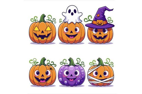 Halloween Pumpkins for Decoration: A Versatile Design Asset