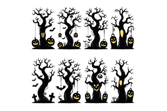 Illustration of Halloween Tree: Creative Uses for Every Project