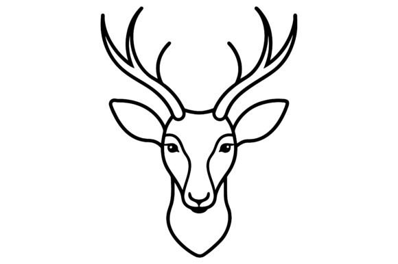 The Rise of Minimalist Design: How Deer Head Antlers Single Line Sketch is Shaping Modern Branding and Digital Creativity